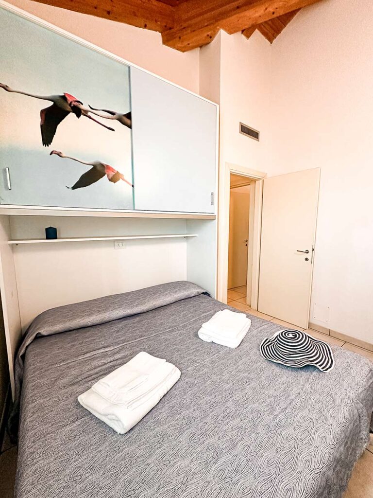 Bungalow Deluxe a Comacchio camera matrimoniale