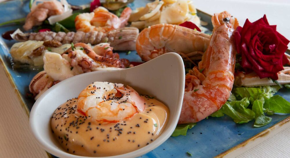 Airone Bianco Ristorante e Pizzeria dettaglio antipasto airone